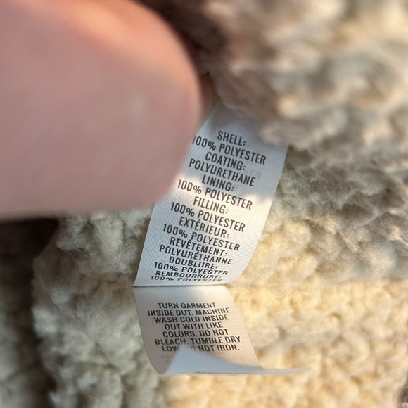 022. Aerie Offline Women's Metallic Hooded Puffer Coat Size Small - Picture 7 of 8